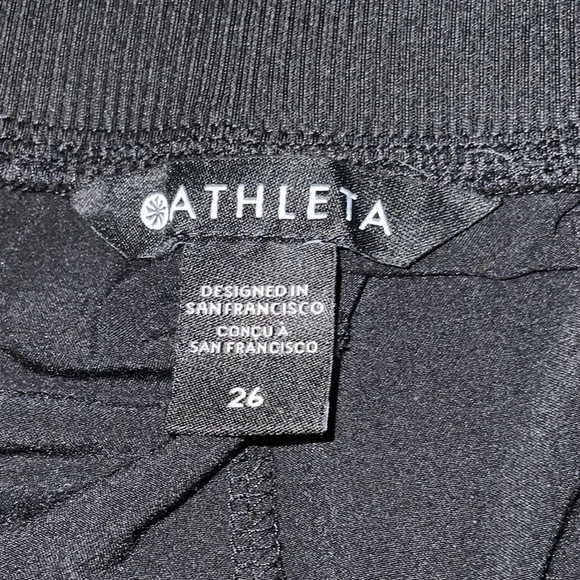 Athleta Black Ankle Brooklyn Pants Size 26 - Picture 2 of 2